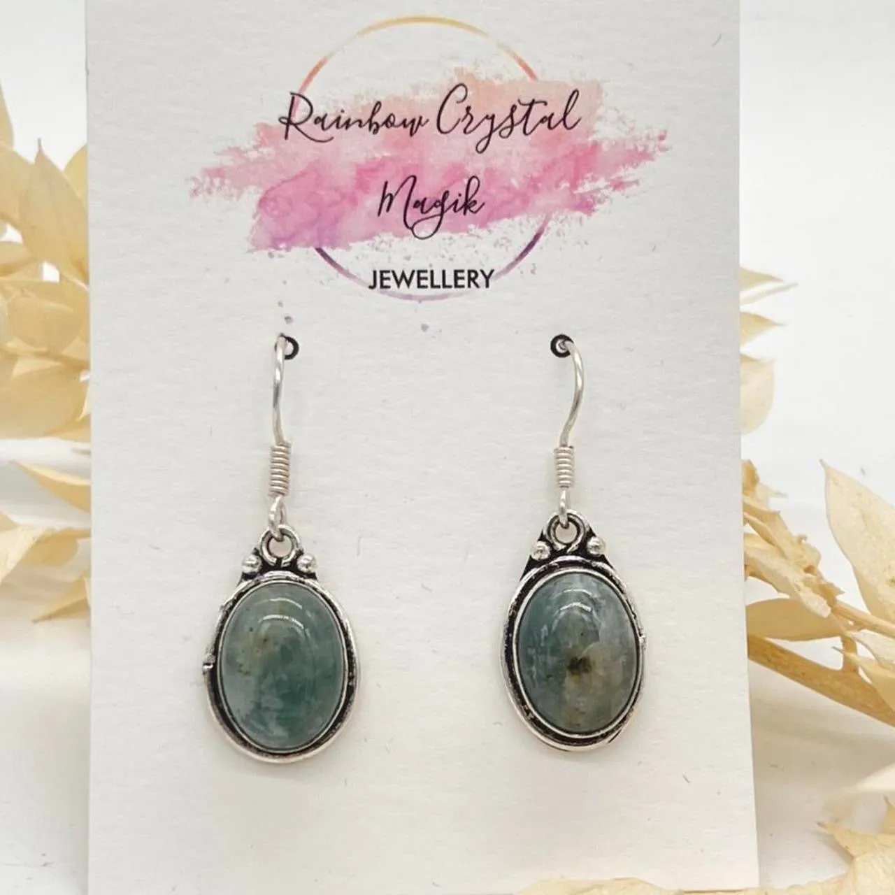 Modern Design AquaMarine   Gemstone 925 Sterling Silver Jewellery  Drop Earrings Gift for Her