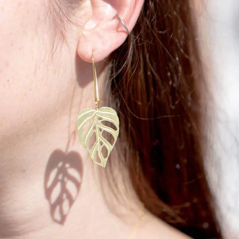 Monstera Adansonii Earrings
