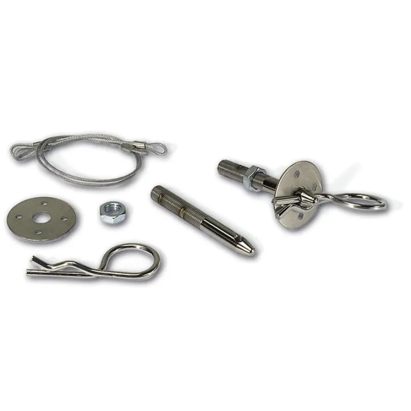Moroso Hood Pin Set - Oval Track - 4"