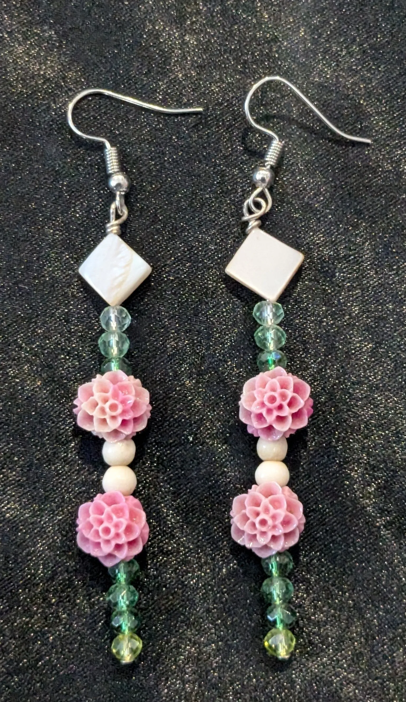 Mother of Pearl Dangle Earrings
