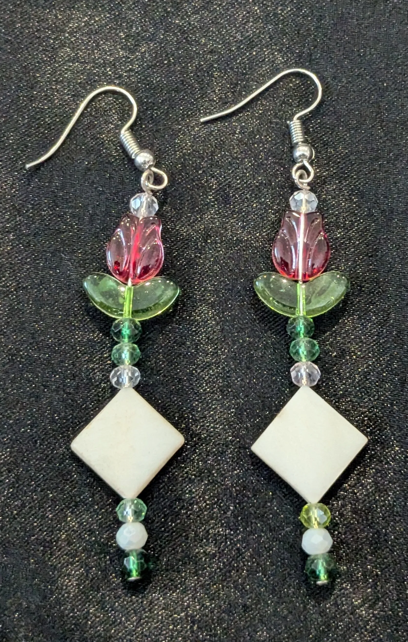 Mother of Pearl Dangle Earrings