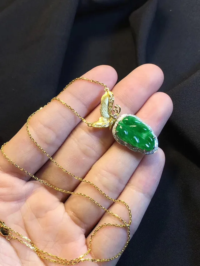 Natural Jade Pendant Jadeite Pendant NPT064