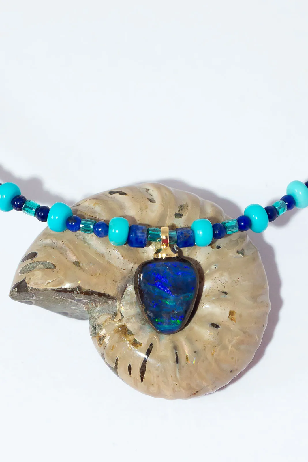 Necklace Gemstone Midnight Atoll