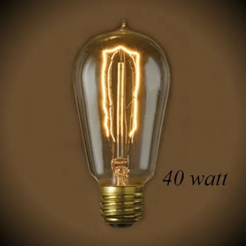Nostalgic Edison Hairpin Light Bulb - 40 Watt - 50 Bulb Pack