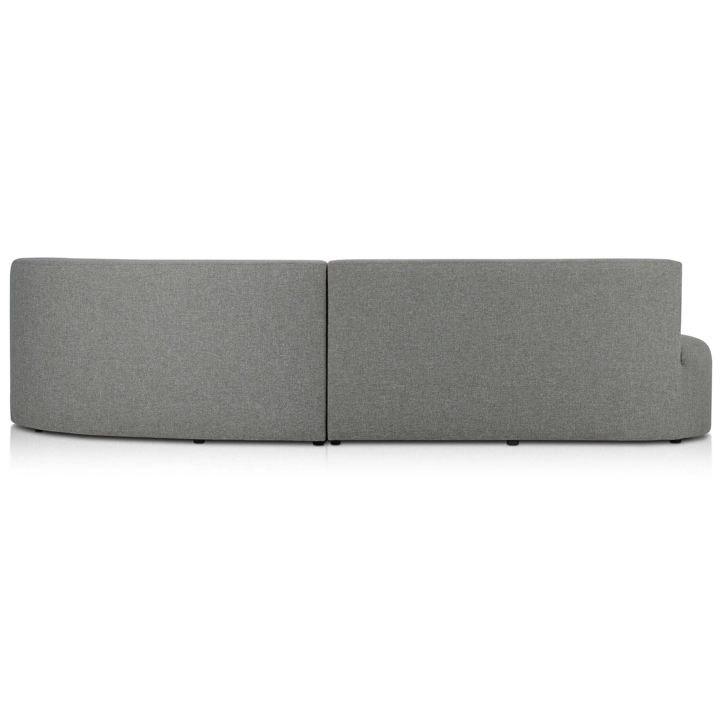 Opal Outdoor 2 Piece Sectional, Hayes Smoke