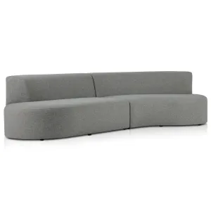 Opal Outdoor 2 Piece Sectional, Hayes Smoke