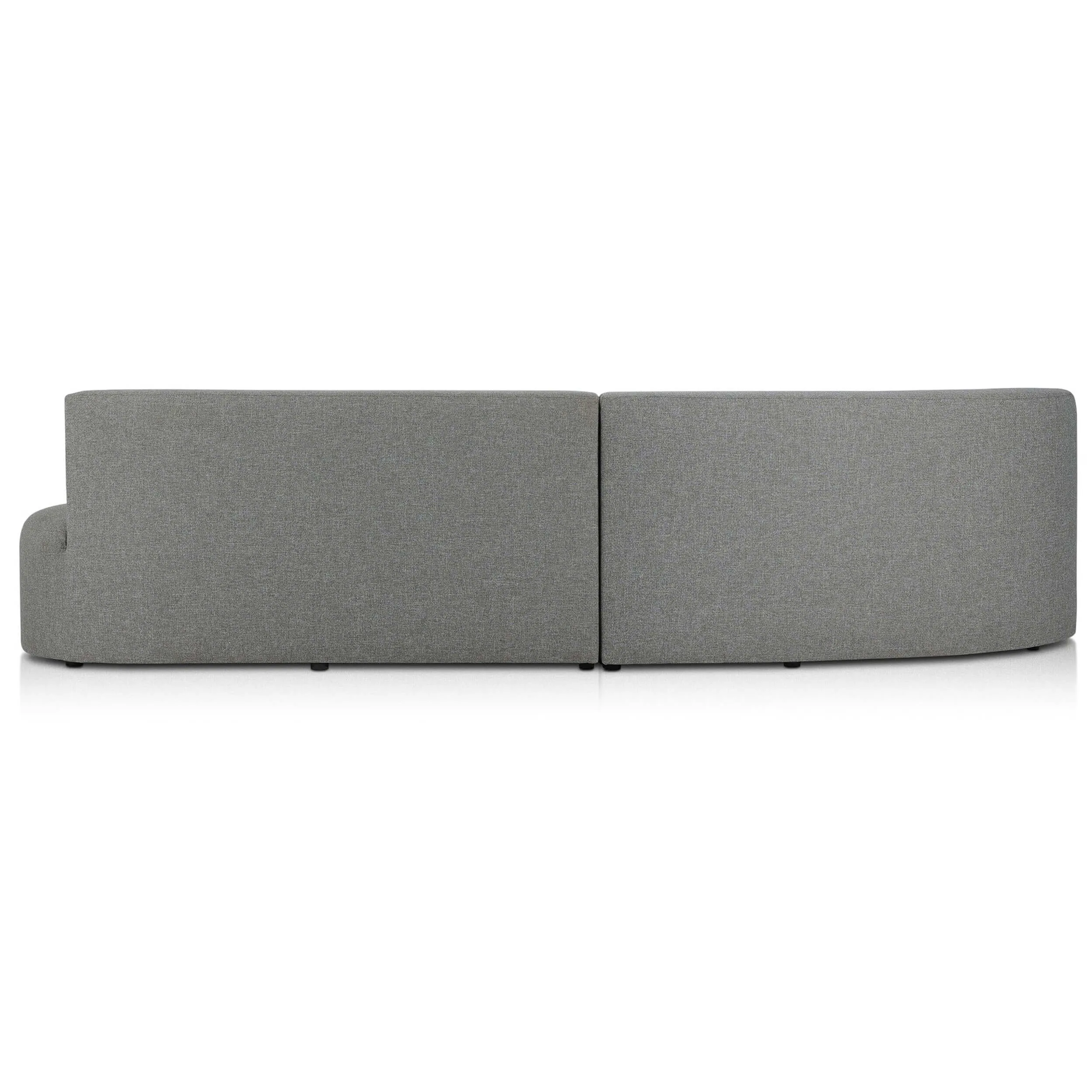 Opal Outdoor 2 Piece Sectional, Hayes Smoke