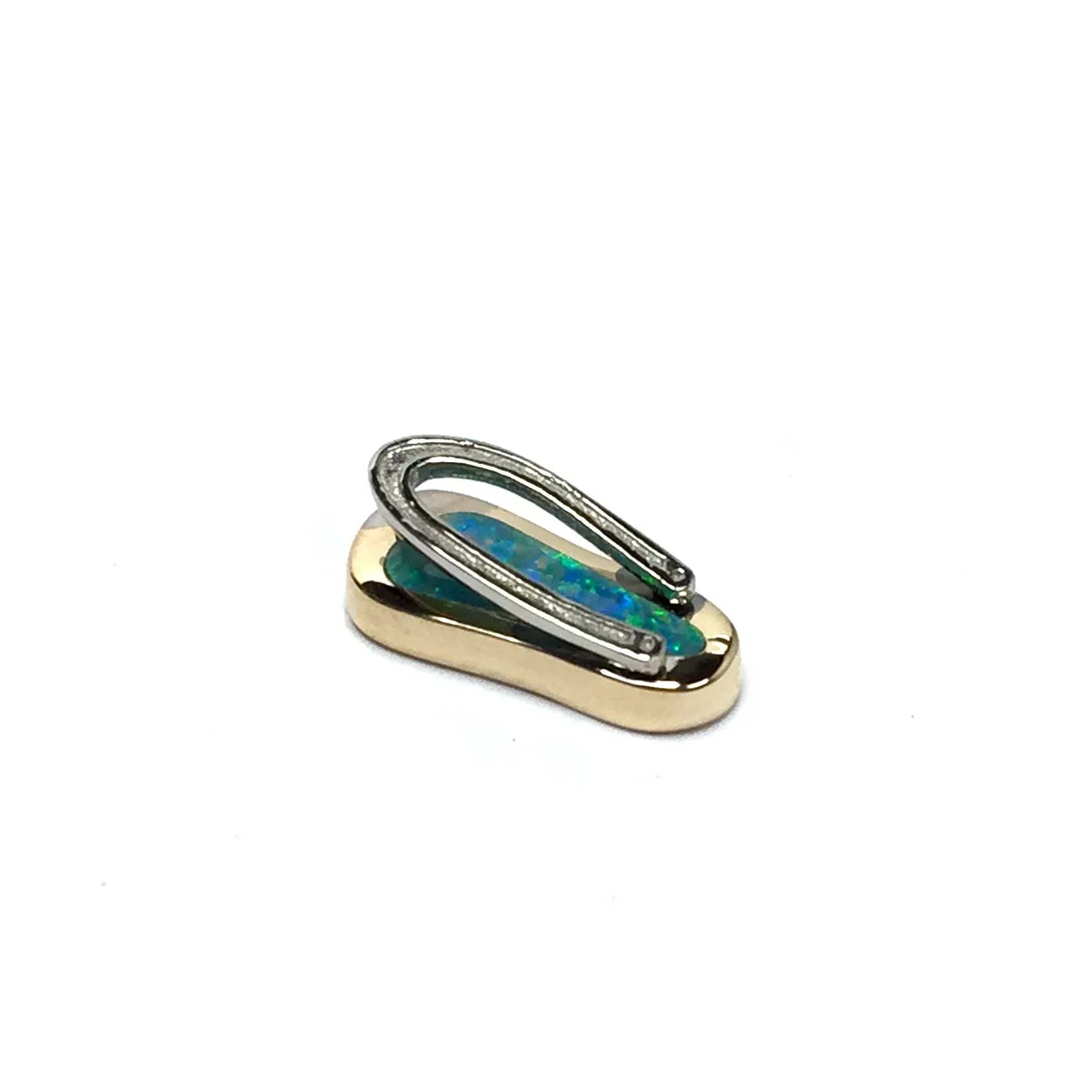 Opal Pendant Inlaid Single Sandal Design