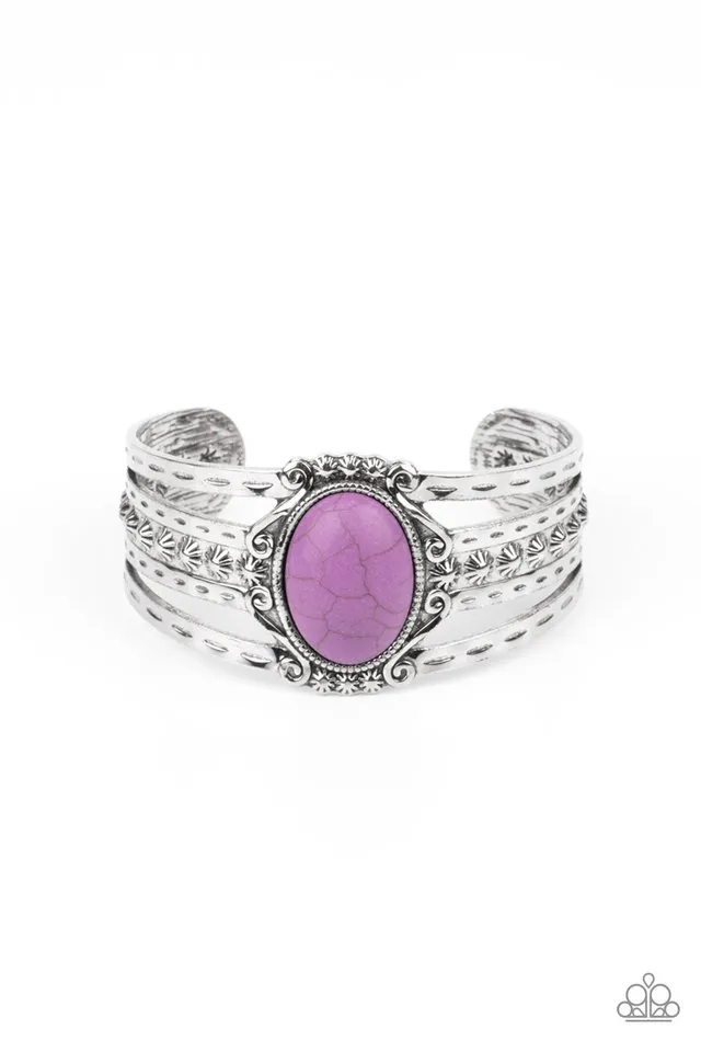 Paparazzi Bracelet ~ Mojave Mecca - Purple