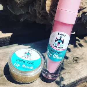 Pastel Pink Sparkle Lip Gloss in a Stunning Lip Gloss Wand