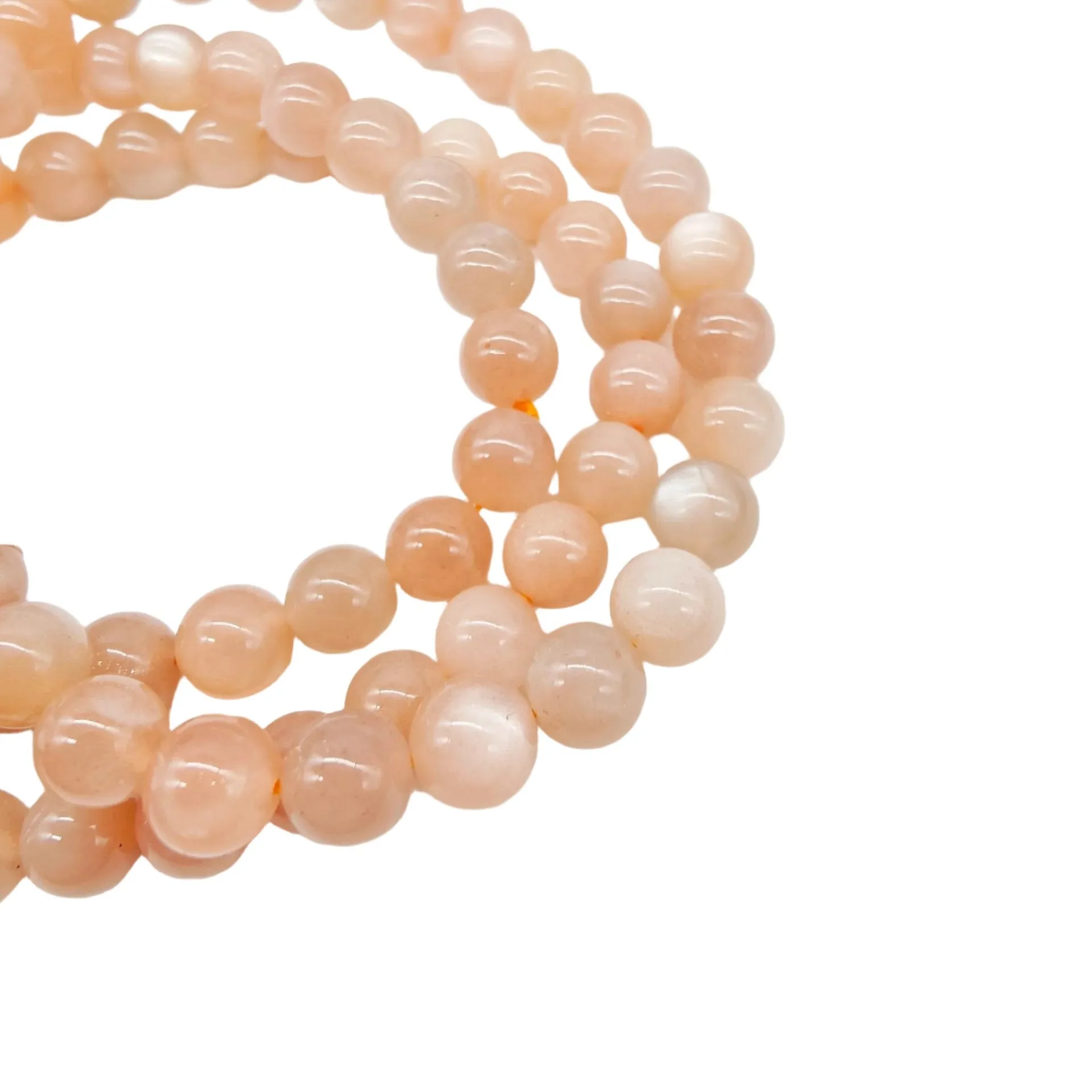 Peach Moonstone Bracelet