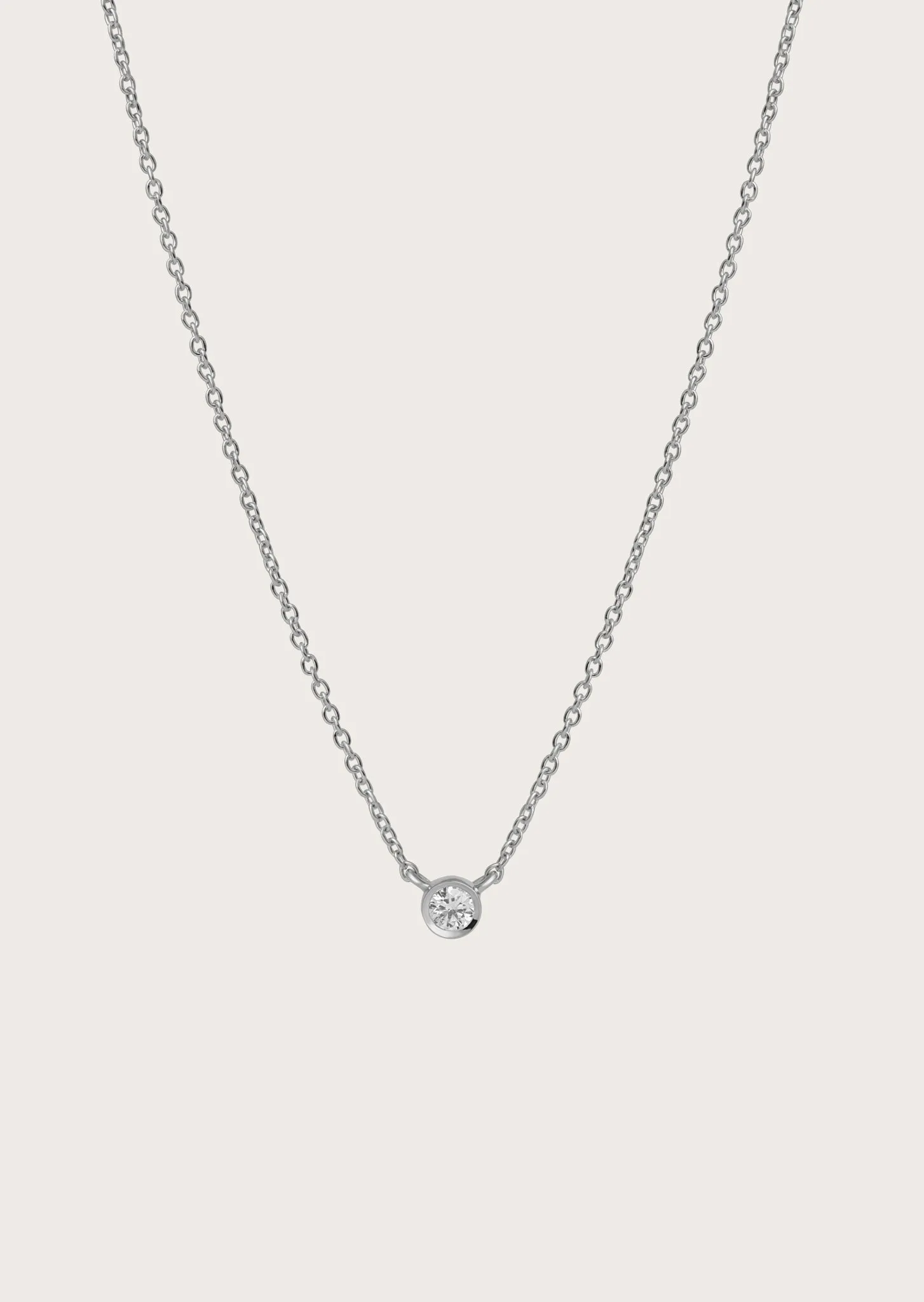 Petite Bezel Necklace