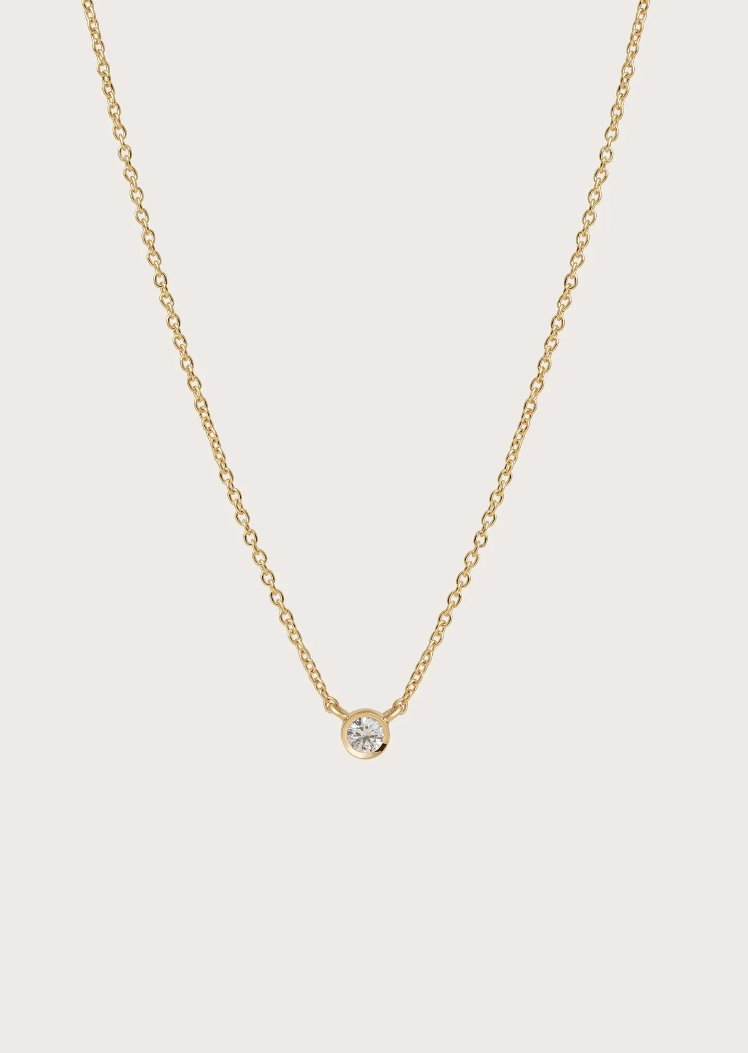 Petite Bezel Necklace