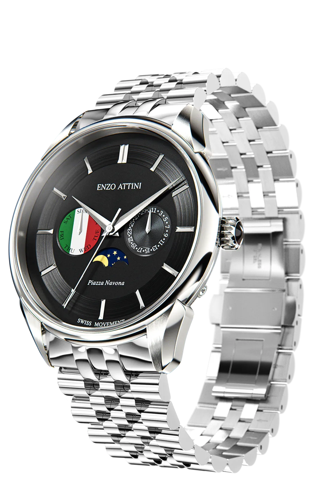 Piazza Navona, Roma - President Bracelet / Swiss Movement.