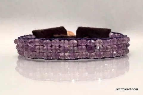Purple Amethyst Bracelet