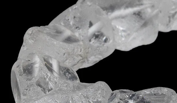 Raw Clear Quartz Centerpiece Crystal Bracelet