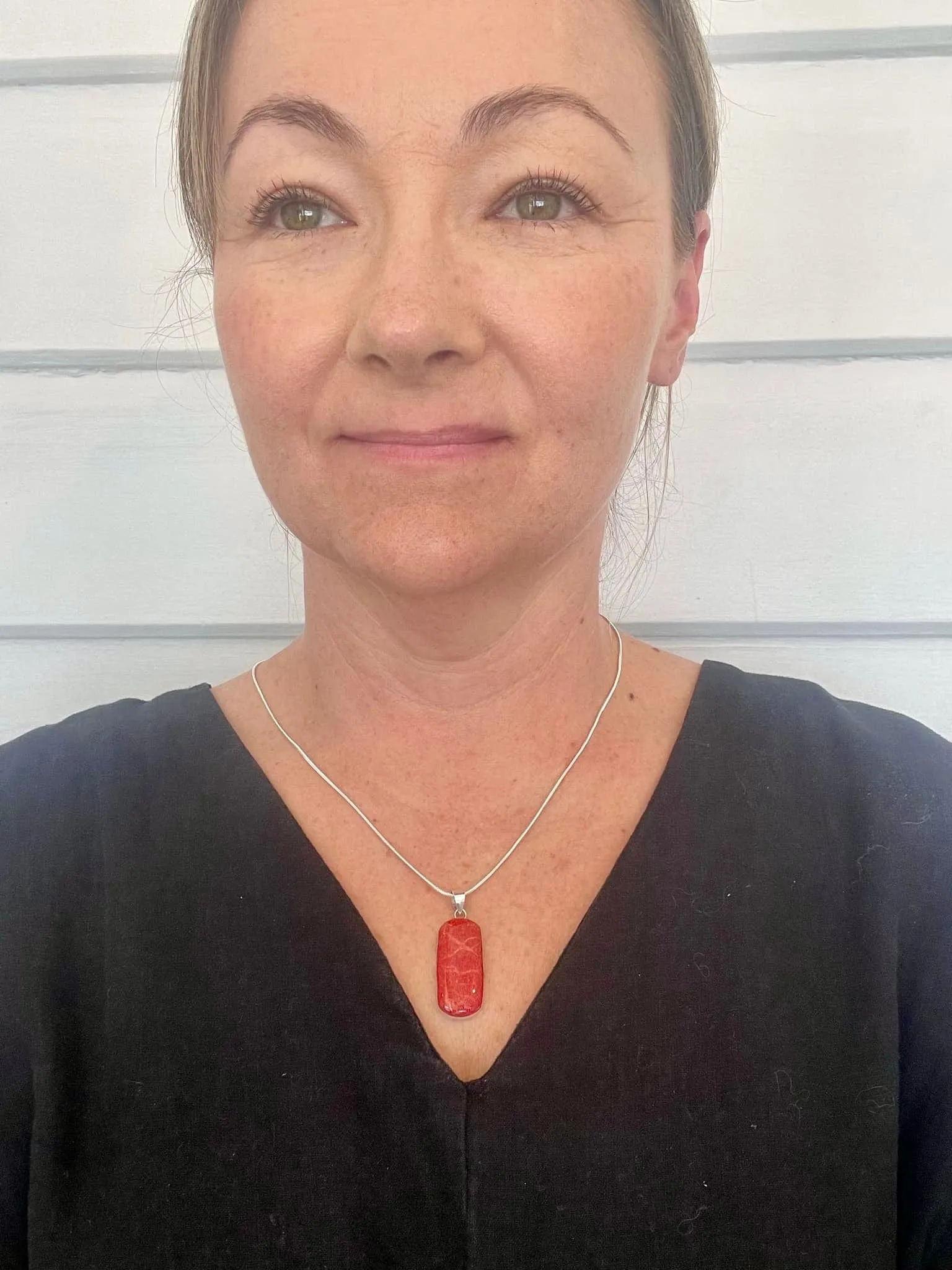 Red Coral Pendant