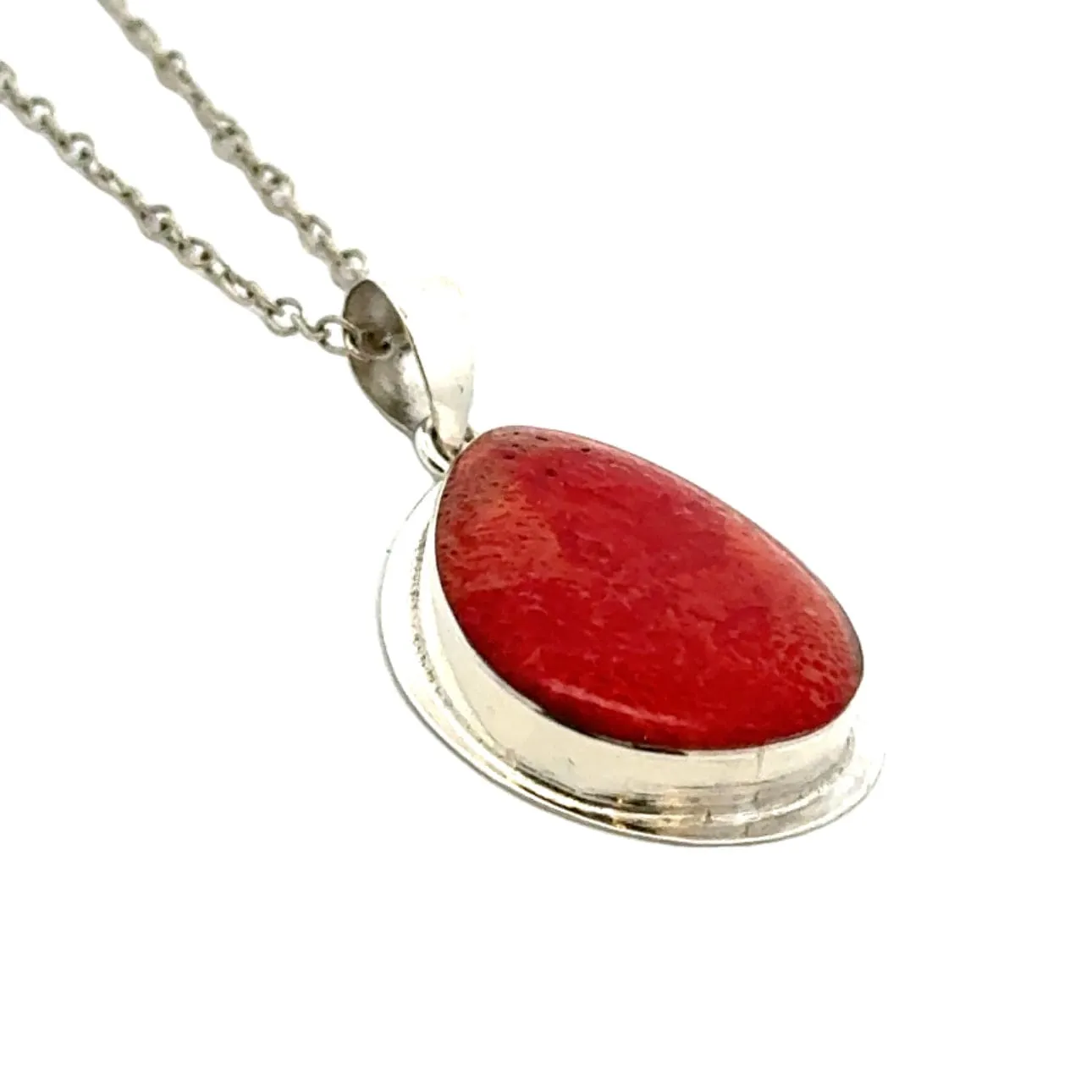 Red Coral Pendant