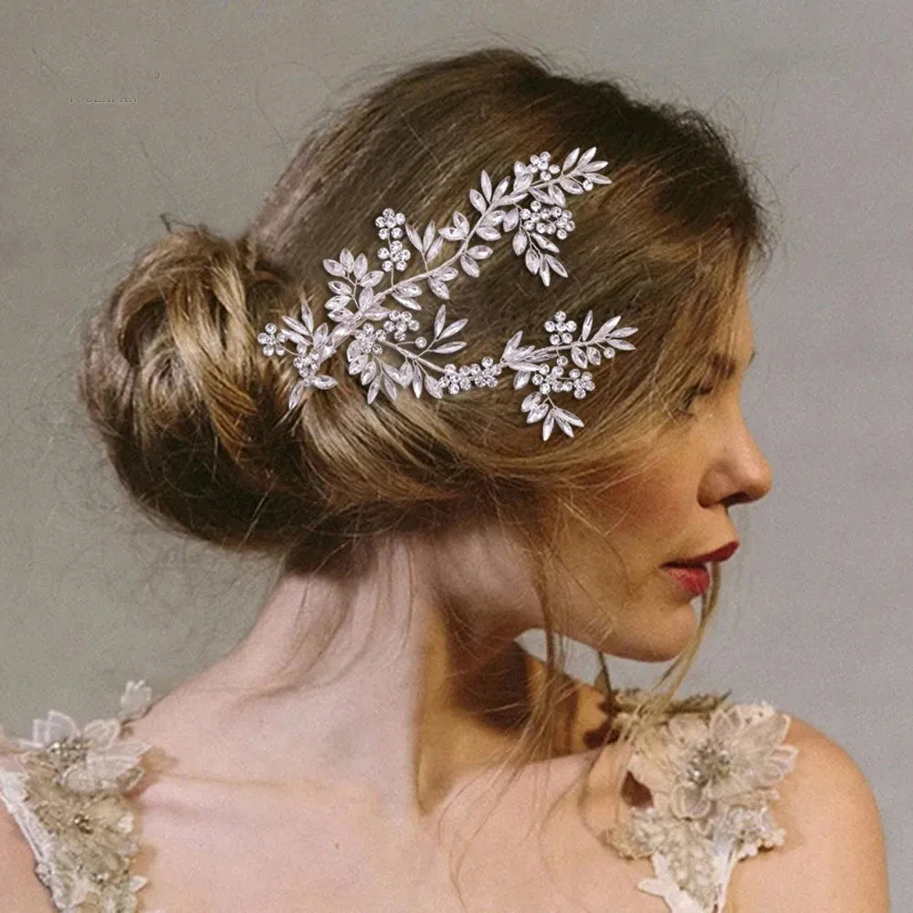 Rhinestone Bridal Tiara Headband - Elegant Hair Accessory