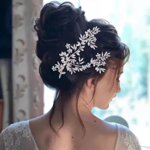 Rhinestone Bridal Tiara Headband - Elegant Hair Accessory