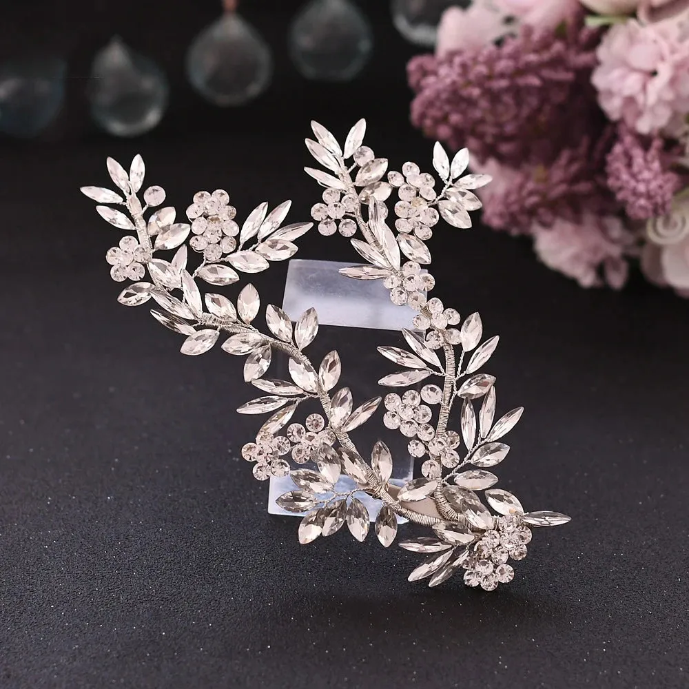 Rhinestone Bridal Tiara Headband - Elegant Hair Accessory