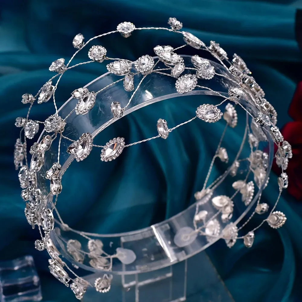 Rhinestone Head Chain Bridal Headdress Bridal Hair Ornaments