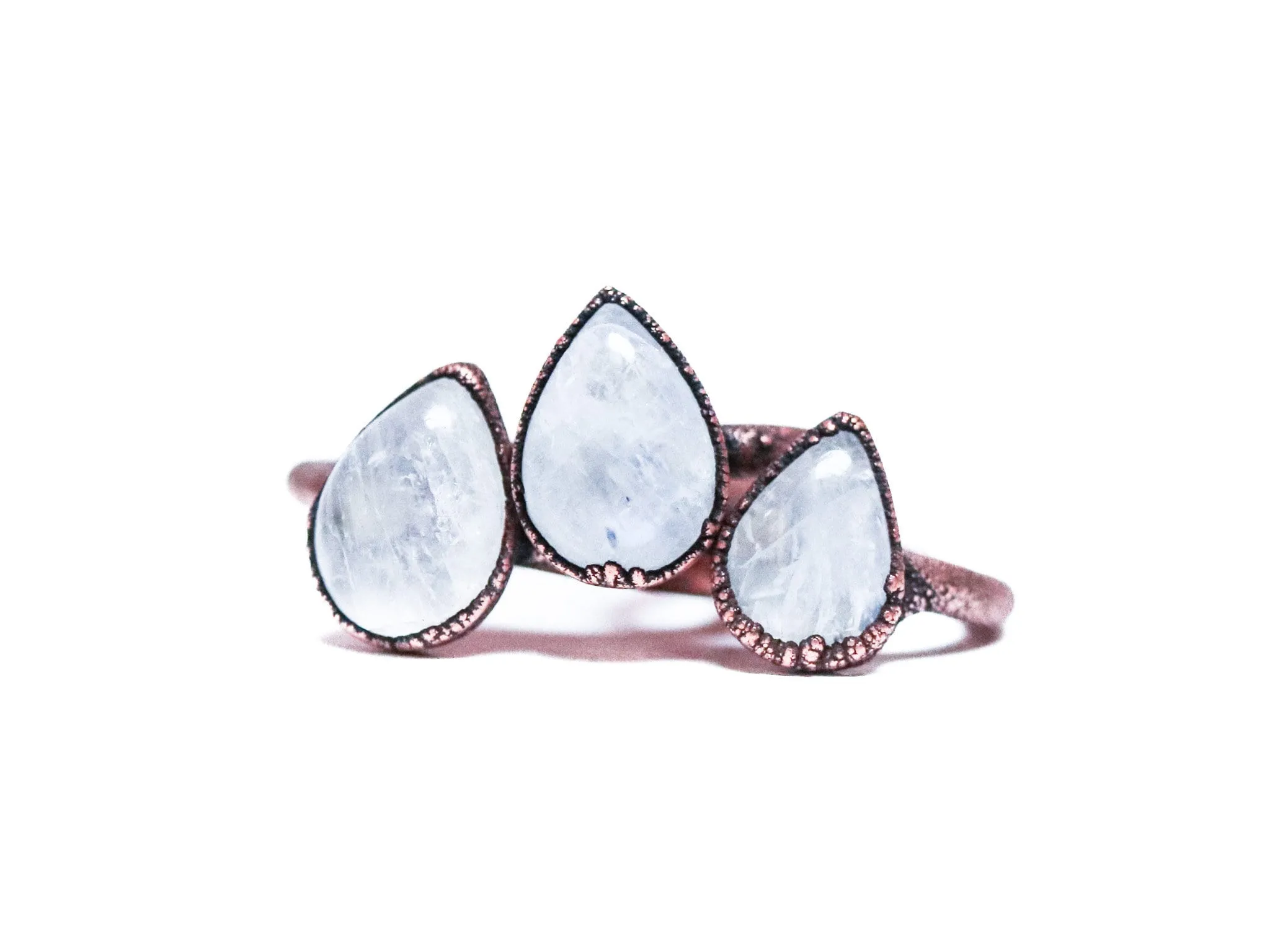 SALE Rainbow moonstone ring | Moonstone crystal ring