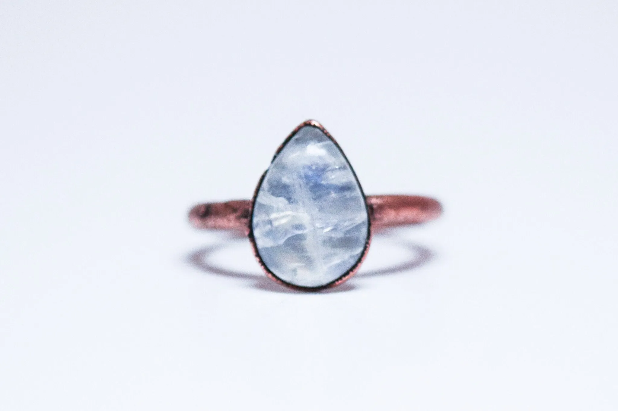 SALE Rainbow moonstone ring | Moonstone crystal ring