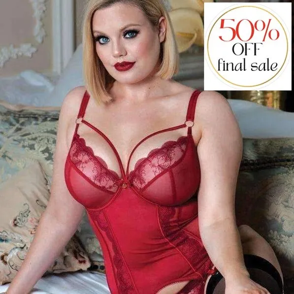 Scantilly Surrender Plunge Basque ST2407