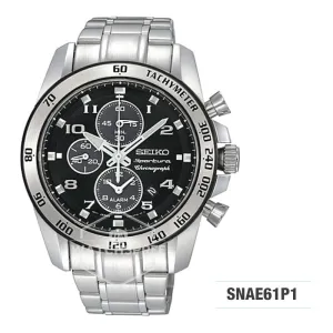 Seiko Solar Chronograph Watch SNAE61P1 (Not For EU Buyers)