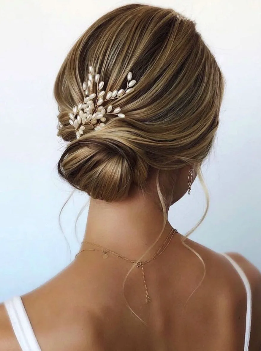 Set of 3 Pearl Hair Pins