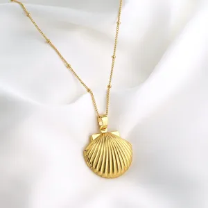 Shell Locket Necklace