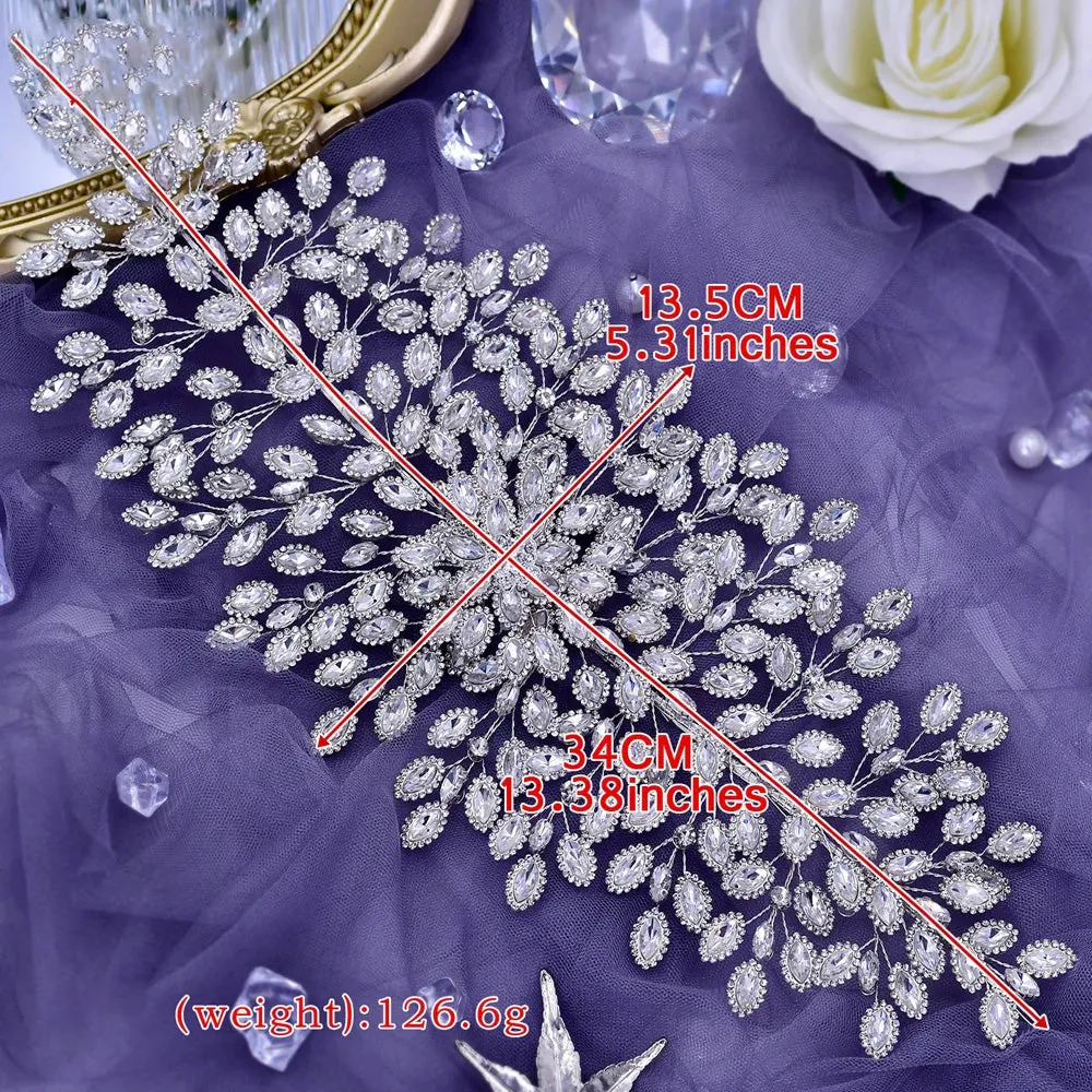 Sparkling Rhinestone Bridal Hair Band Woman Dress Crystal Hair Accessories