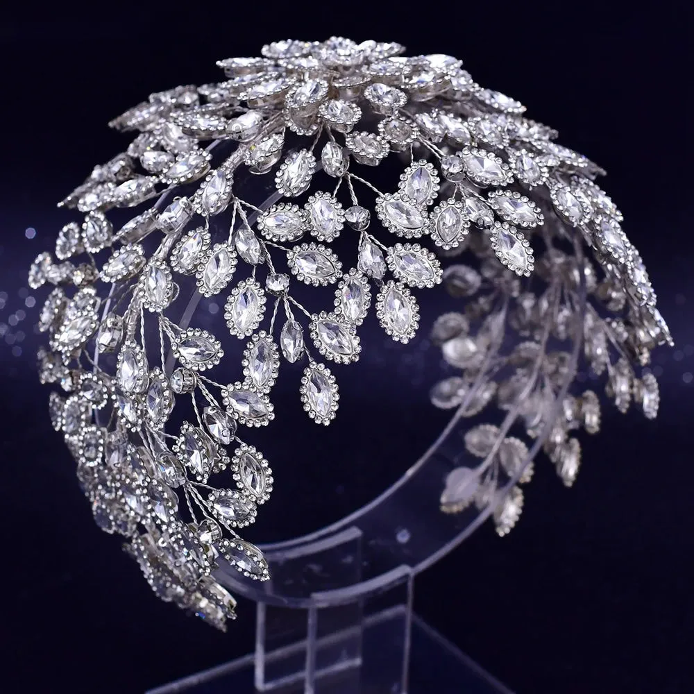 Sparkling Rhinestone Bridal Hair Band Woman Dress Crystal Hair Accessories