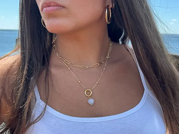 Stone Heart Pendant