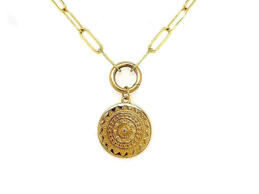 Stunning Sundial Pendant