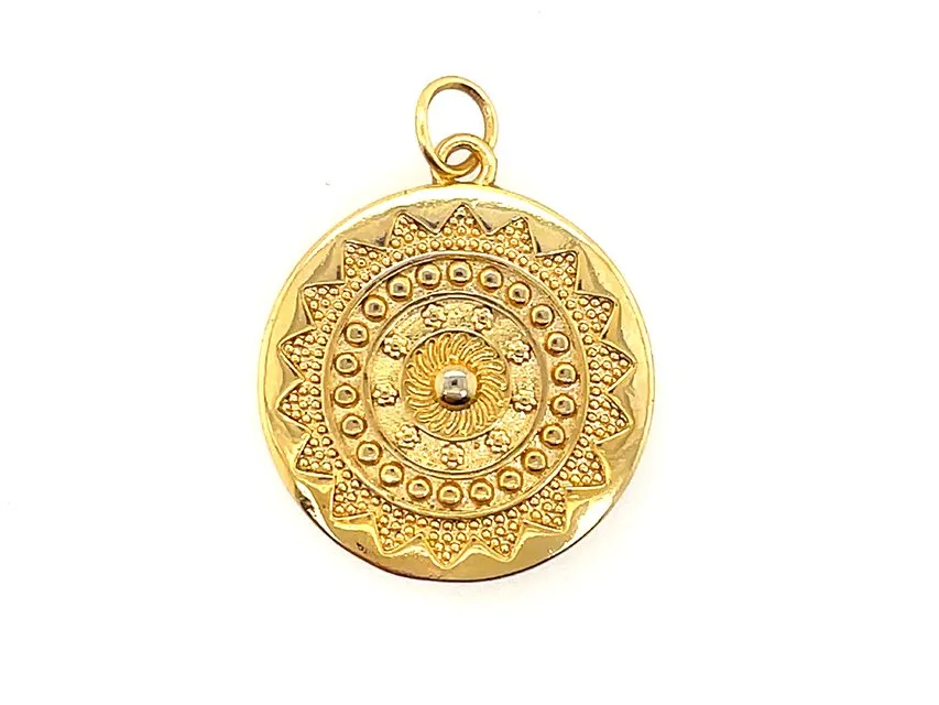 Stunning Sundial Pendant