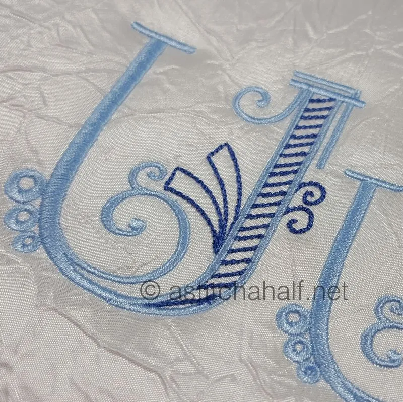 Stunning Swirls Monogram U
