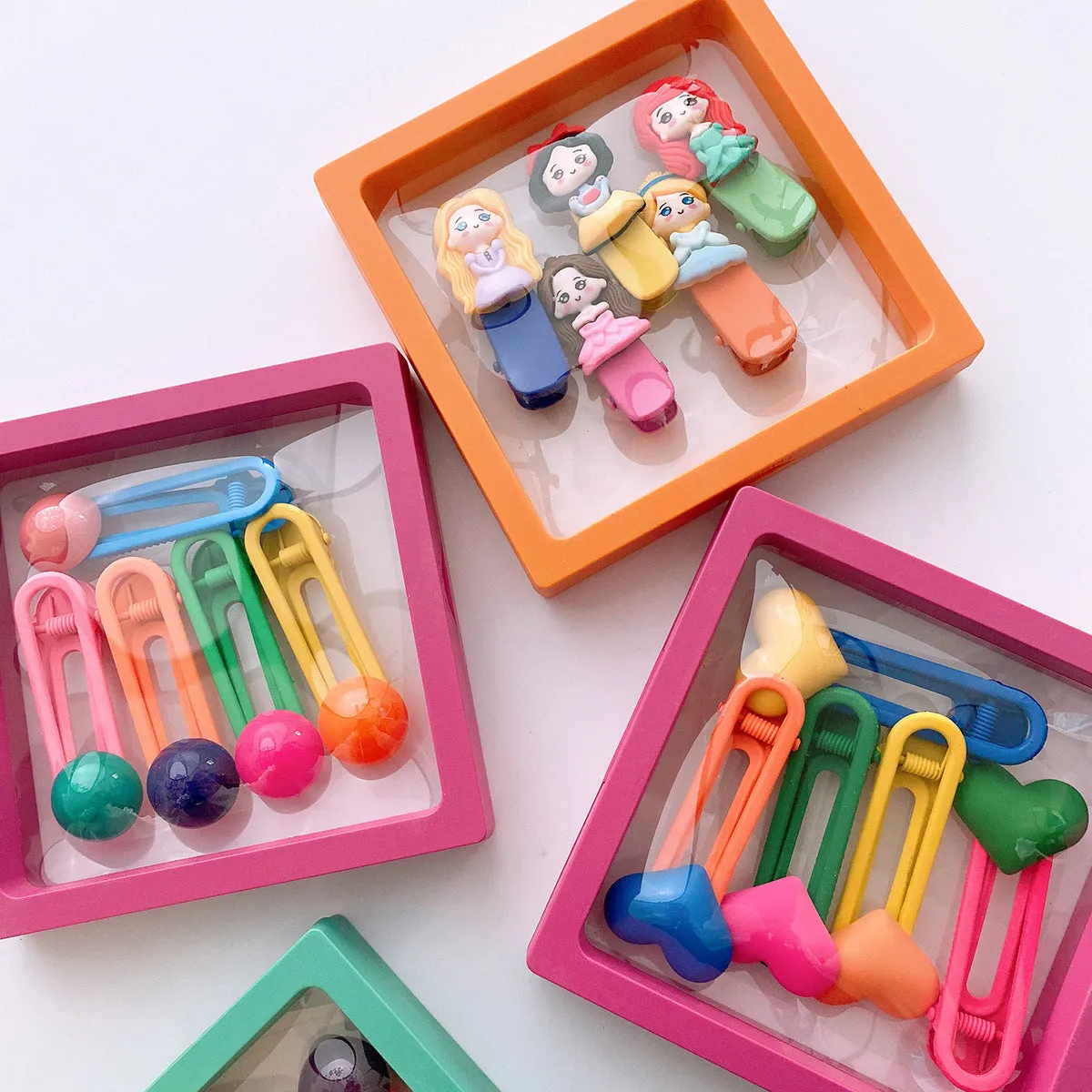 Sweet Girls Candy Color 1box=5pieces Hairpin Clips by MyKids-USA™