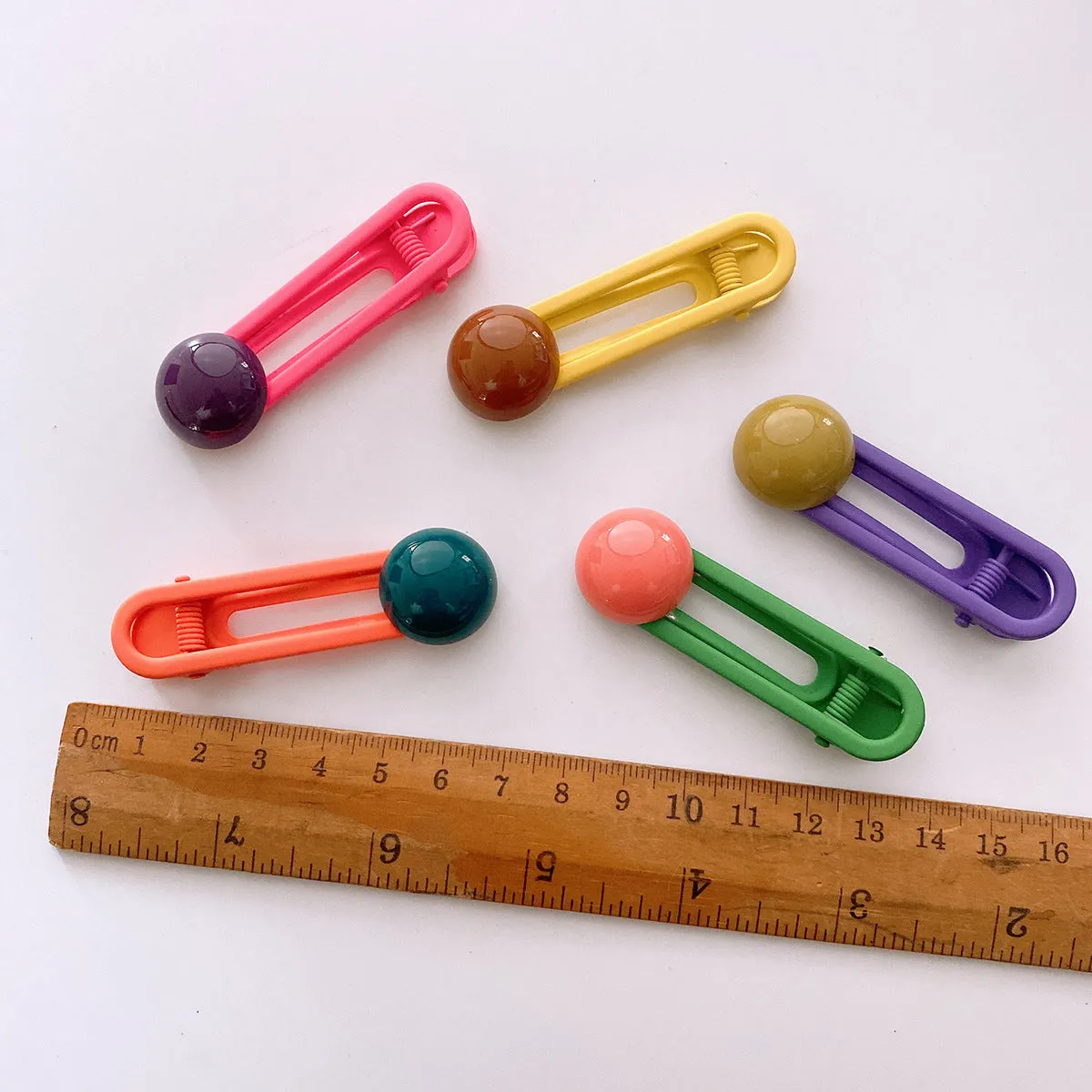 Sweet Girls Candy Color 1box=5pieces Hairpin Clips by MyKids-USA™