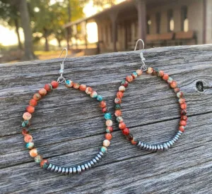 The Summer Colors Hoop Earring