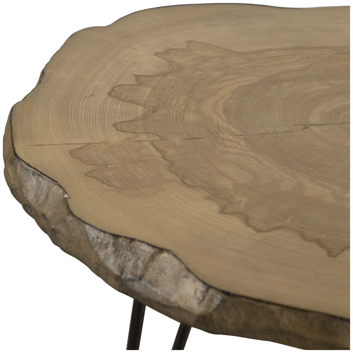 Uttermost Runay Wood Slab Side Table