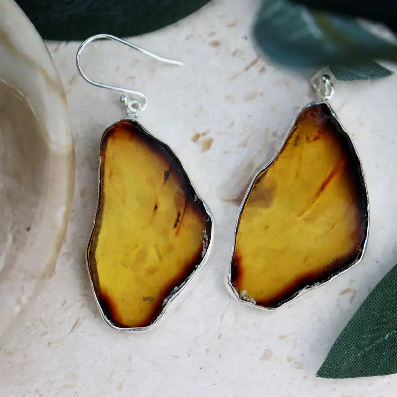 Vana Amber Classic Earrings