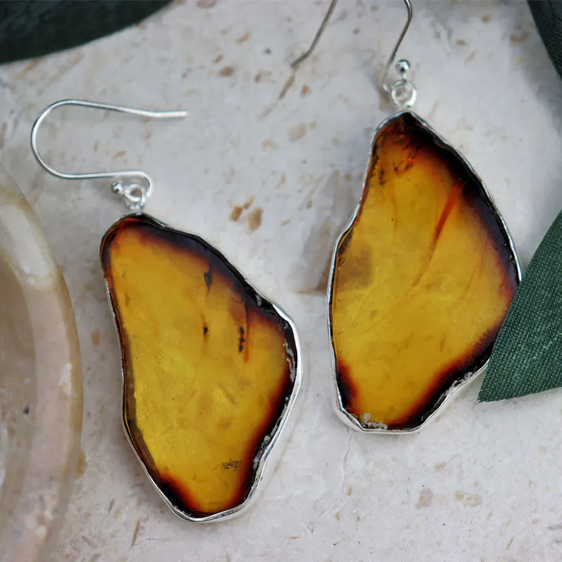 Vana Amber Classic Earrings