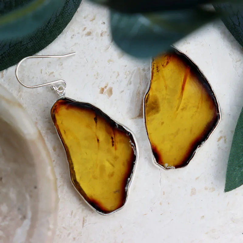 Vana Amber Classic Earrings