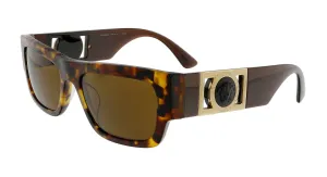 Versace 0VE4416U 511963 Rectangular Havana Brown Sunglasses