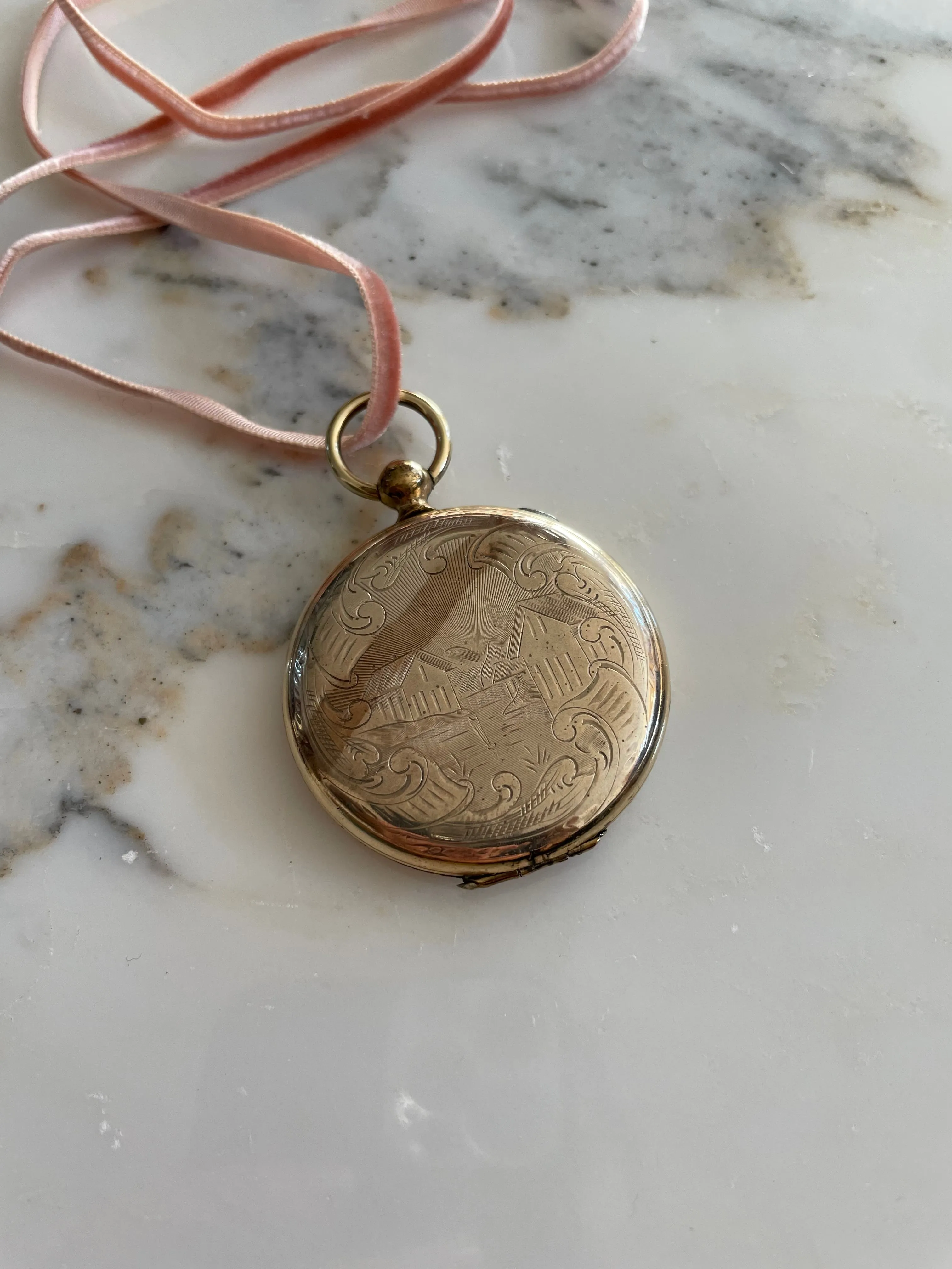 Victorian Double Portrait Locket