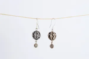 Vintage Balkan Sphere Dangle Earrings