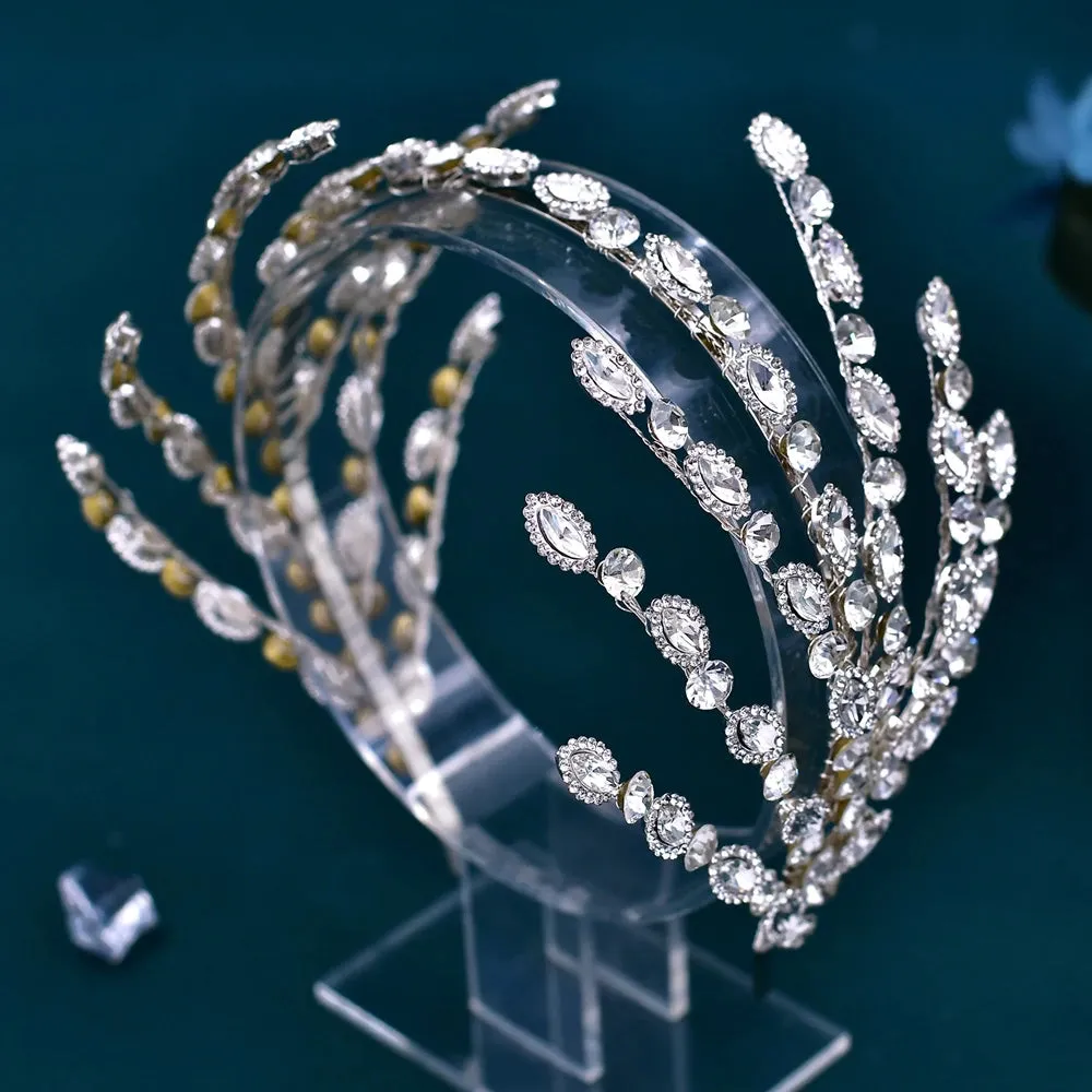 Wedding Hair Accessories Bridal Rhinestone Headwear Women Headpiece