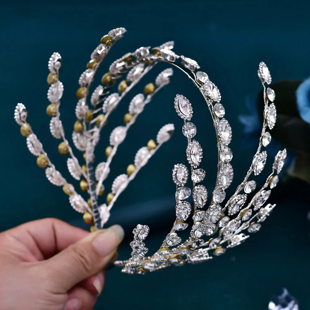 Wedding Hair Accessories Bridal Rhinestone Headwear Women Headpiece